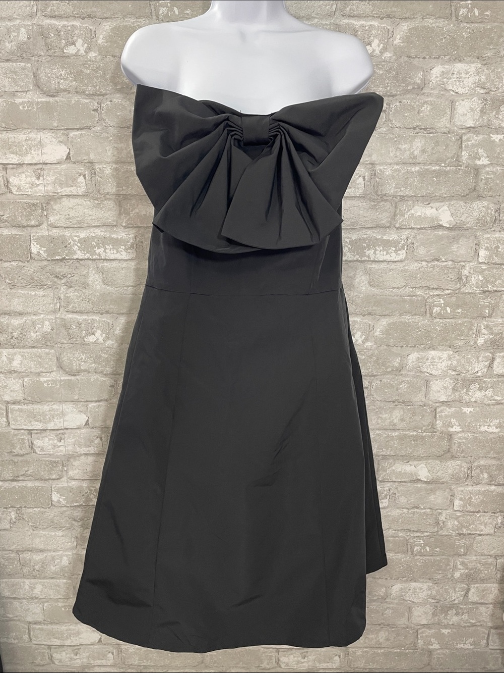 ELOQUII x kate spade new york Bow Detail Flare Mini Dress